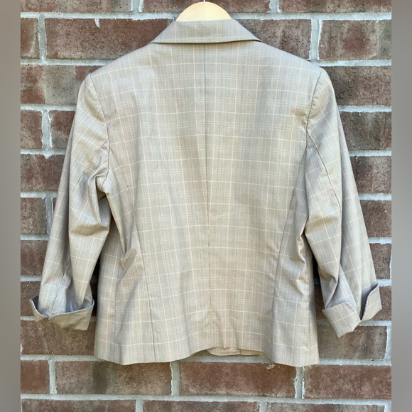 Rafaella Pantsuit Ladies Size 10 Tan Blue Pink - Picture 3 of 9